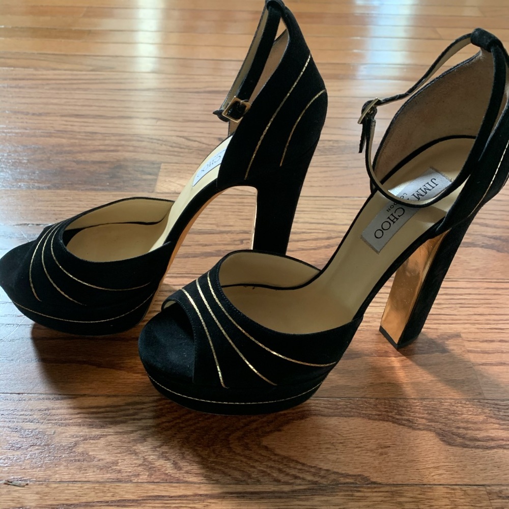 Like new Jimmy Choo platform sandals